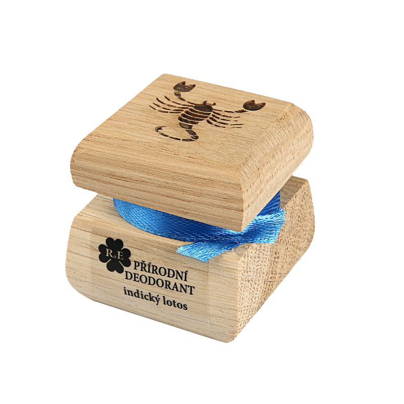 Prírodný krémový dezodorant s motívom - Škorpión 15 ml