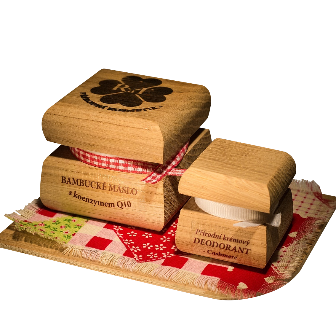 Bambucké telové maslo Q10 + Krémový dezodorant Nature - Cashmere