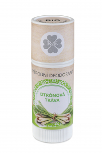 Prírodný deodorant BIO bambucké maslo s vôňou citrónovej trávy 25 ml